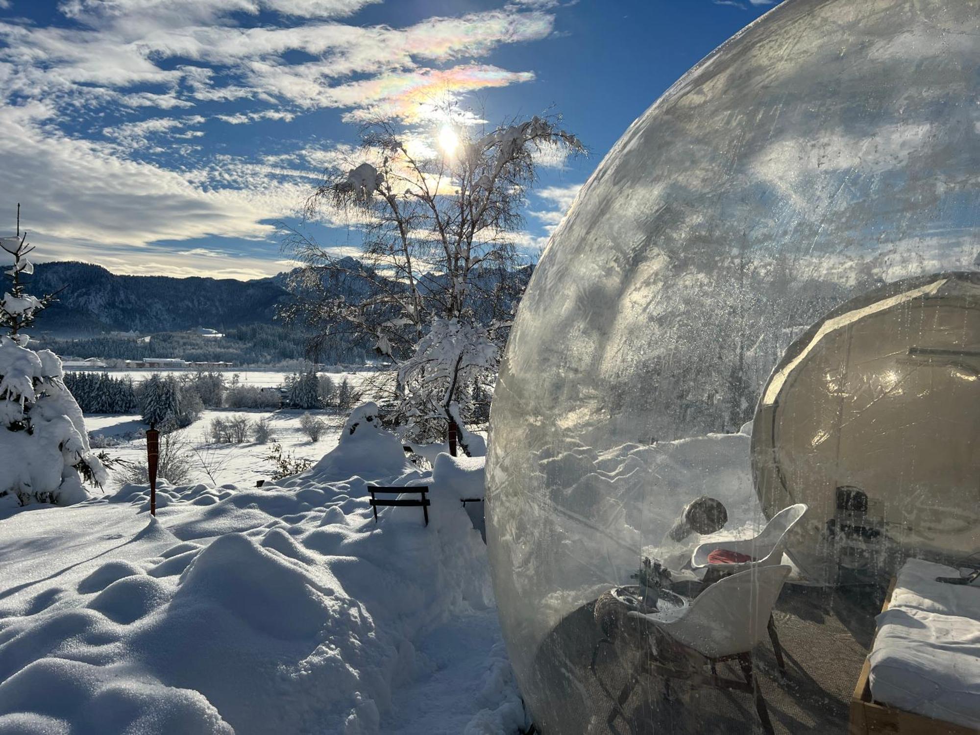 Bubble Tent Fuessen Im Allgaeu Exteriér fotografie